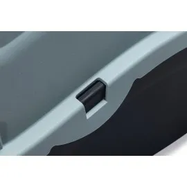 Beeztees Kapalı Kedi Tuvaleti, Açık Mavi Antrasit, 57X39X41Cm