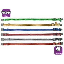 Karlıe Kedi Tasma Çıng. 25-35cm Karışık Renkli