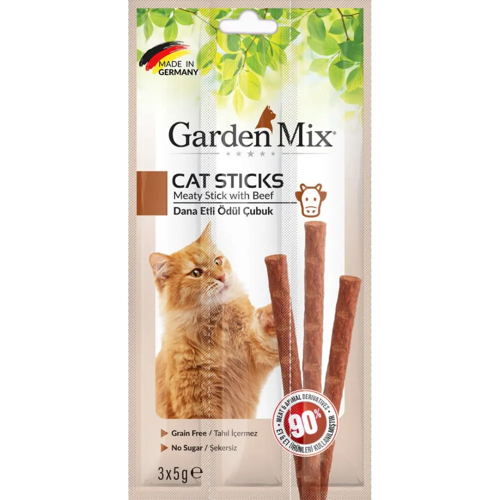 Gardenmix Dana Etli Kedi Stick Ödül 3*5G 50‘Li