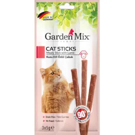 Gardenmix Kuzu Etli Kedi Stick Ödül 3*5g 50‘li