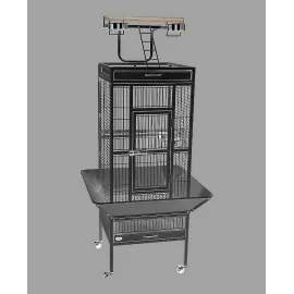 DAYANG PAPAĞAN KAFES AYAKLI 45.7X45.7X156CM SİYAH