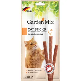Gardenmix Tavuklu Kedi Stick Ödül 3*5g 50‘li