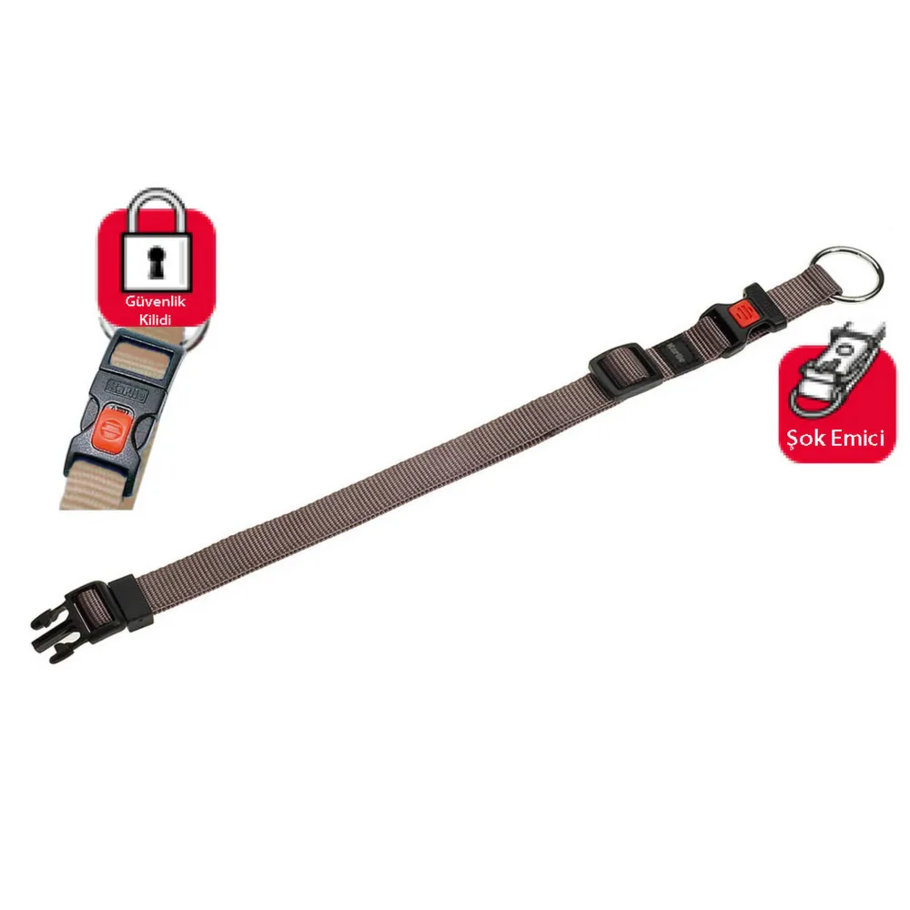 Karlıe Kilitli Boyun Tasma Xs 20-35cm Gri