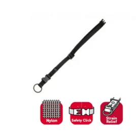 Karlıe Kilitli Boyun Tasması Xs 20-35 Cm Siyah