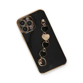 Newface Iphone 13 Pro Kılıf Esila Silikon - Siyah