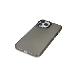 Newface Iphone 13 Pro Max Kılıf Modos Metal Kapak - Siyah