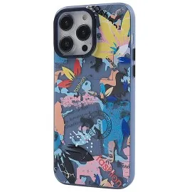 Newface Iphone 13 Pro Max Kılıf Prada Desenli Kapak - Prada Pembe - 1