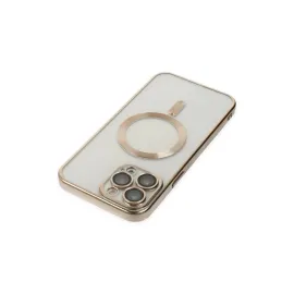 Newface Iphone 14 Pro Kılıf Kross Magneticsafe Kapak - Gold