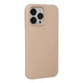 Newface Iphone 14 Pro Max Kılıf Nano Içi Kadife  Silikon - Pudra