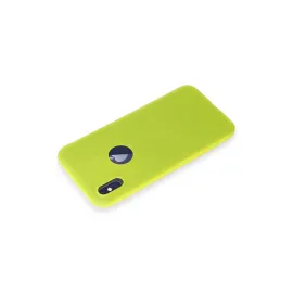 Newface Iphone X Kılıf First Silikon - Parlak Sarı