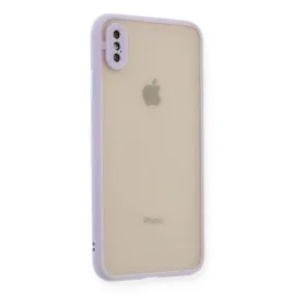 Newface Iphone X Kılıf Montreal Silikon Kapak - Mor
