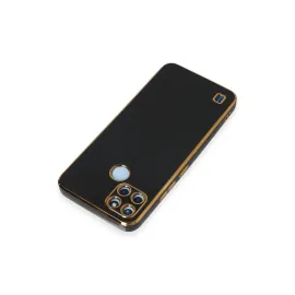 Newface Realme C25Y Kılıf Volet Silikon - Siyah