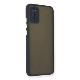 Newface Samsung Galaxy A02S Kılıf Montreal Silikon Kapak - Lacivert