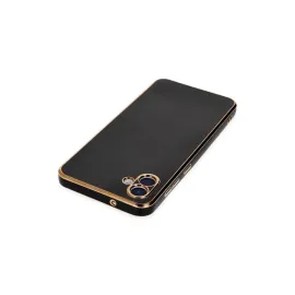 Newface Samsung Galaxy A04 Kılıf Volet Silikon - Siyah