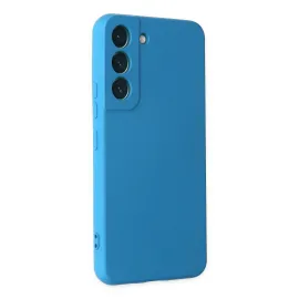 Newface Samsung Galaxy S22 Plus Kılıf Nano Içi Kadife Silikon - Mavi
