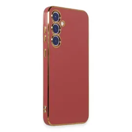 Newface Samsung Galaxy S23 Fe Kılıf Volet Silikon - Kırmızı