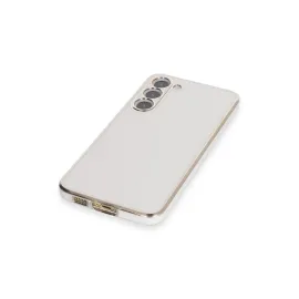 Newface Samsung Galaxy S23 Kılıf Volet Silikon - Beyaz