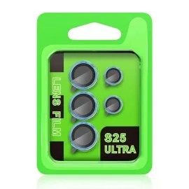 Newface Samsung Galaxy S25 Ultra Raze Metal Kamera Lens - Mavi