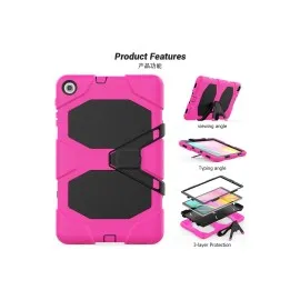 Newface Samsung Galaxy T510 Tab A 10.1 Kılıf Griffin Tablet Kapak - Pembe