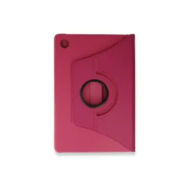 Newface Samsung Galaxy Tab A9 Plus Kılıf 360 Tablet Deri Kılıf - Pembe