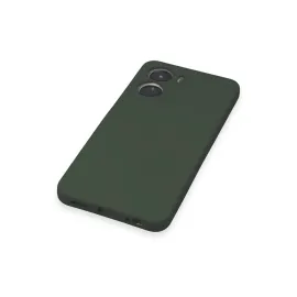 Newface Vivo Y16 Kılıf Nano Içi Kadife Silikon - Koyu Yeşil