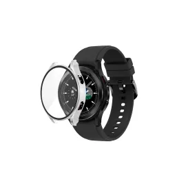 Newface Watch 5 44mm Wall Camlı Kasa Ekran Koruyucu - Gümüş