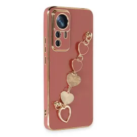 Newface Xiaomi Mi 12T Pro Kılıf Esila Silikon - Kırmızı