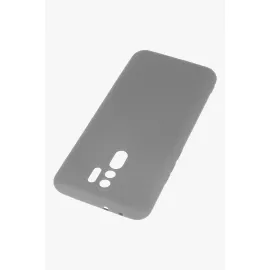 Newface Xiaomi Redmi 9 Kılıf Nano Içi Kadife Silikon - Gri