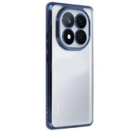 Newface Xiaomi Redmi Note 14 Pro 5G Kılıf Razer Lensli Silikon - Lacivert