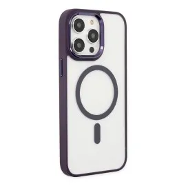 Newface Iphone 14 Pro Max Kılıf Room Magneticsafe Silikon - Derin Mor