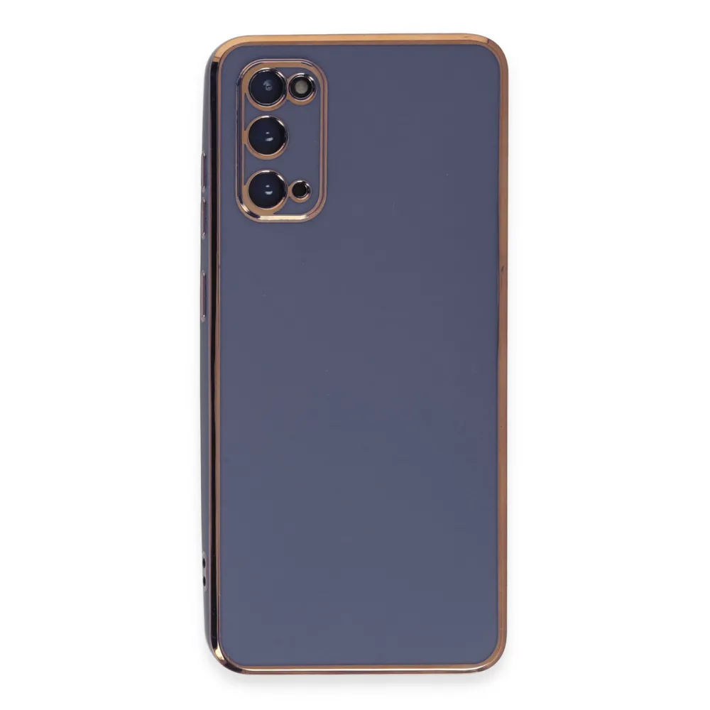 Newface Samsung Galaxy S20 Kılıf Volet Silikon - Mavi