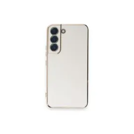 Newface Samsung Galaxy S21 Kılıf Volet Silikon - Beyaz