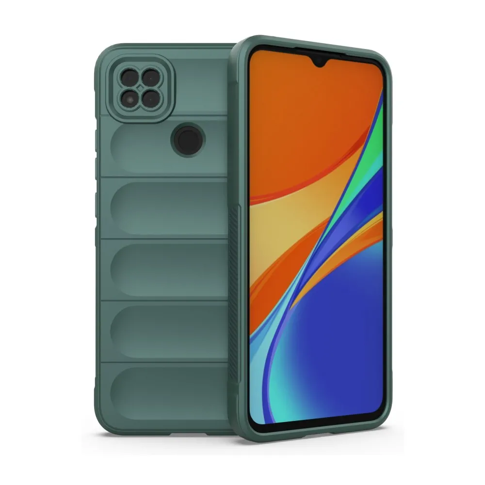 Newface Xiaomi Redmi 9C Kılıf Optimum Silikon - Koyu Yeşil