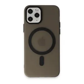 Newface Iphone 11 Pro Max Kılıf Lodos Magneticsafe Mat Kapak - Siyah