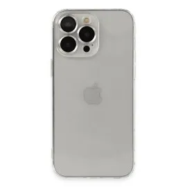 Newface Iphone 14 Pro Max Kılıf Luko Lens Silikon - Gümüş
