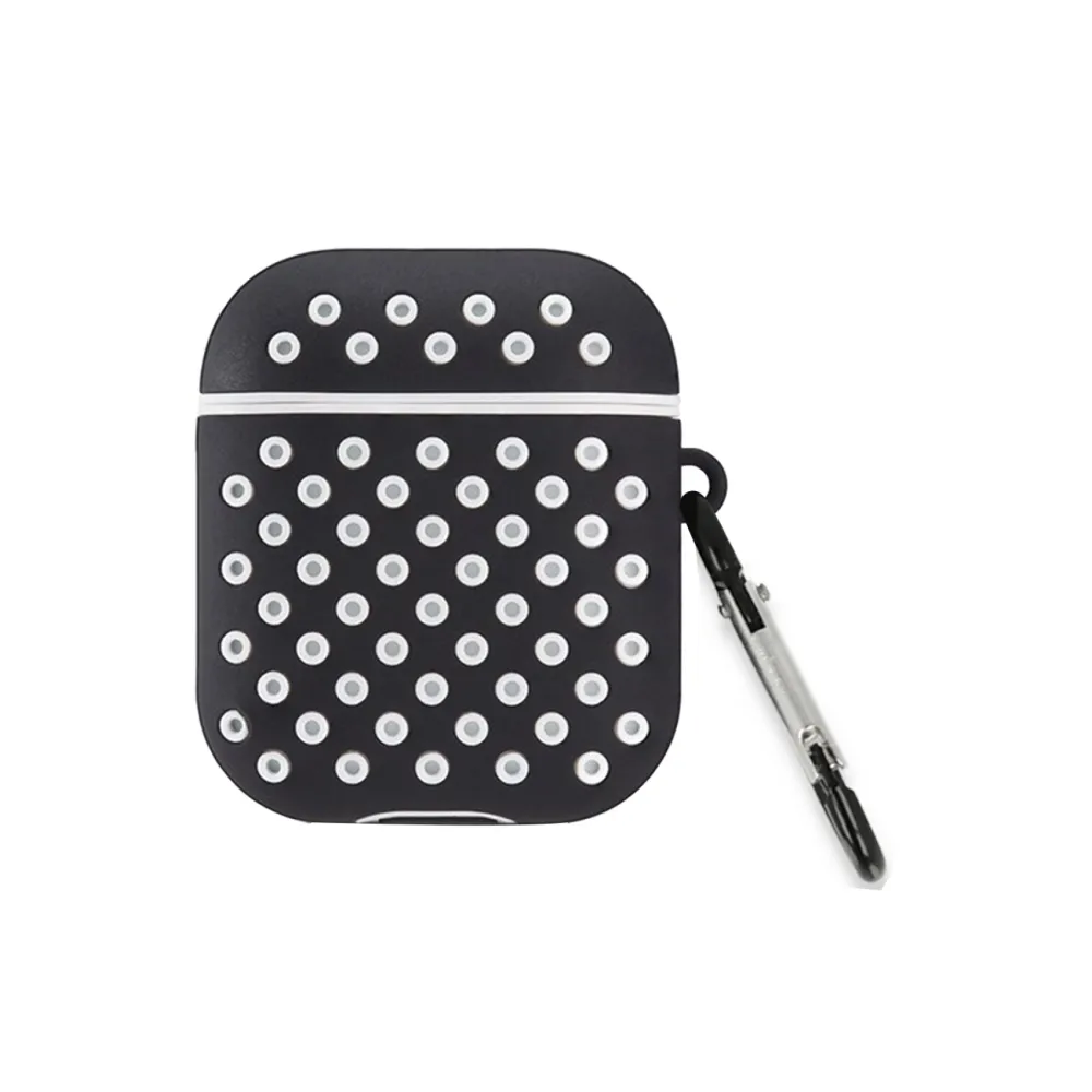 Newface Airpods (1.nesil) Spor Delikli Kılıf - Siyah-Beyaz