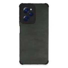 Newface Xiaomi Redmi Note 12 Pro 5G Kılıf Loop Deri Silikon - Yeşil