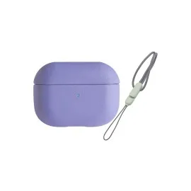 Newface Airpods Pro 2 (2.nesil) 405 Deri Kılıf - Lila