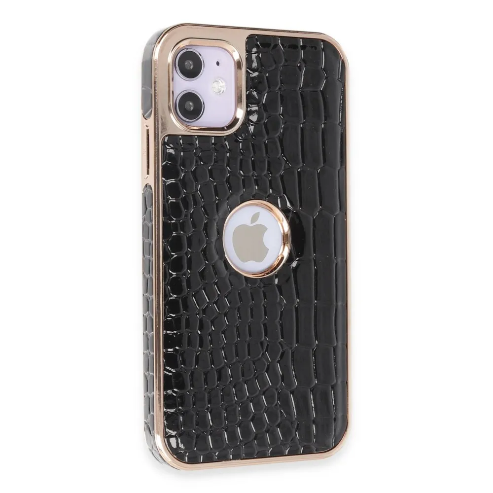 Newface Iphone 11 Kılıf Snake Kapak - Siyah