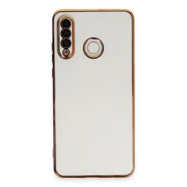 Newface Huawei P30 Lite Kılıf Volet Silikon - Beyaz