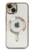 Newface Iphone 15 Kılıf Kross Magneticsafe Kapak - Gold