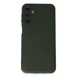 Newface Samsung Galaxy M34 5G Kılıf Nano Içi Kadife  Silikon - Koyu Yeşil