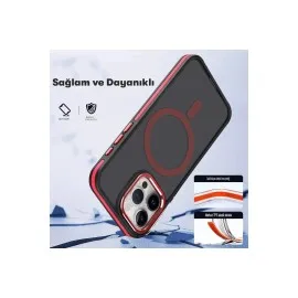 Joko iPhone 14 Winner Magsafe Kapak - Kırmızı