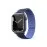 Movenchy Apple Watch 42Mm Mo-Wb1 Çift Renk Mıknatıslı Silikon Kordon - Lacivert-Mavi