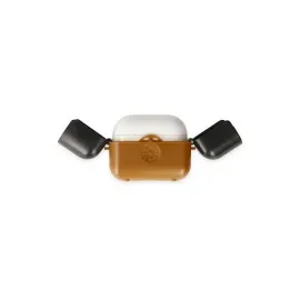 Newface Airpods 3 (3.nesil) Basmalı Kılıf - Kahverengi-Siyah