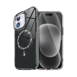 Newface Apple Iphone 11 Live Diamond Magsafe Kapak - Siyah