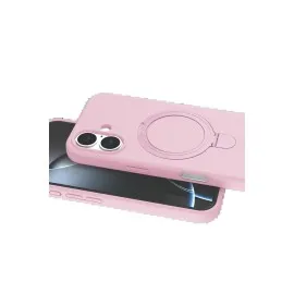 Newface Apple iPhone 16 Regal Magsafe Standlı Kapak - Açık Pembe