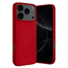 Newface Apple Iphone 17 Pro Max Nano Içi Kadife Silikon - Kırmızı