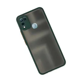 Newface İnfinix Hot 10 Play Kılıf Montreal Silikon Kapak - Yeşil