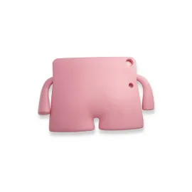 Newface iPad Pro 11 (2021) Kılıf Karakter Tablet Silikon - Açık Pembe